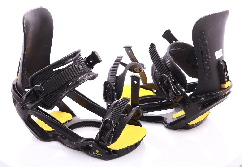 L snowboard bindingen SALOMON UNITE, black/yellow, Verzenden, Gebruikt, Bindingen