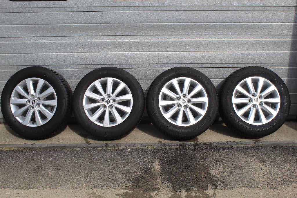 Seat velgen 5x100 185/65 R15, Ophalen, Gebruikt, 15 inch, Banden en Velgen