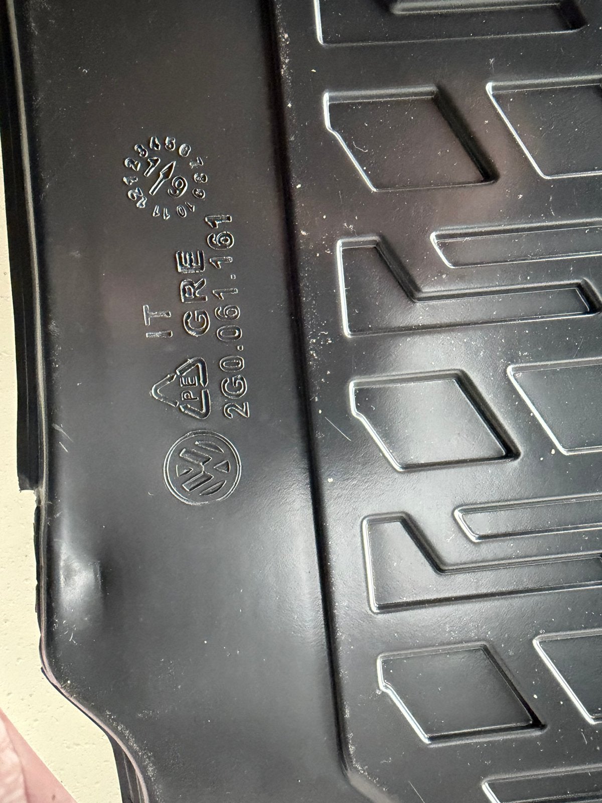 Volkswagen polo kofferbak mat, Ophalen, Zo goed als nieuw