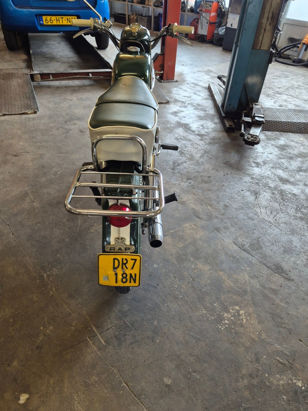 RAP Imperial Oldtimer Bromfiets - Groen, Fietsen en Brommers, Brommers | Overige merken, Gebruikt, Maximaal 25 km/u, Ophalen of Verzenden