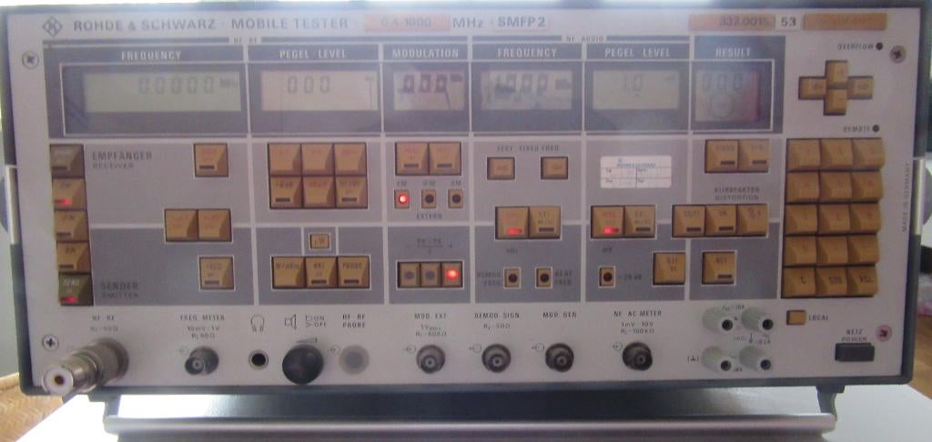 Rohde & Schwarz SMFP2 Mobile tester, Ophalen, Gebruikt, Zender en Ontvanger