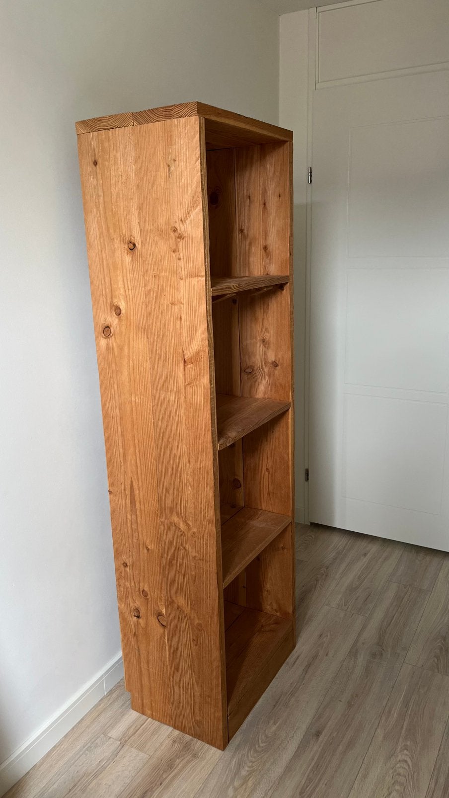 Boekenkast steigerhout, Ophalen, Met plank(en), Gebruikt, 50 tot 100 cm
