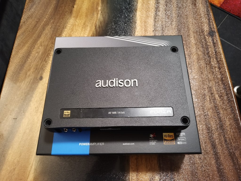 AUDISON AF M8.14 BIT DSP VERSTERKER + DRC AC REMOTE HIGH END, Ophalen of Verzenden, Zo goed als nieuw