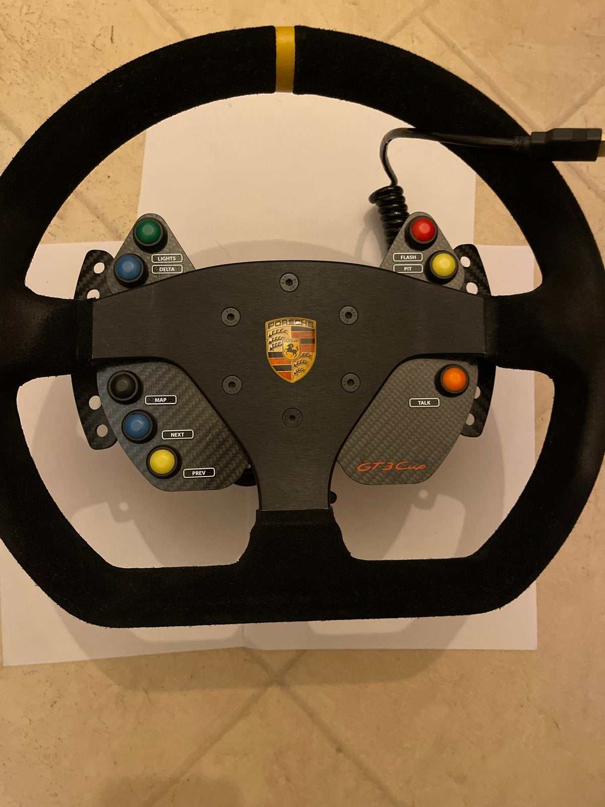Fanatec Porsche GT3 Cup racestuur voor simracen, Ophalen of Verzenden, Overige merken, Zo goed als nieuw