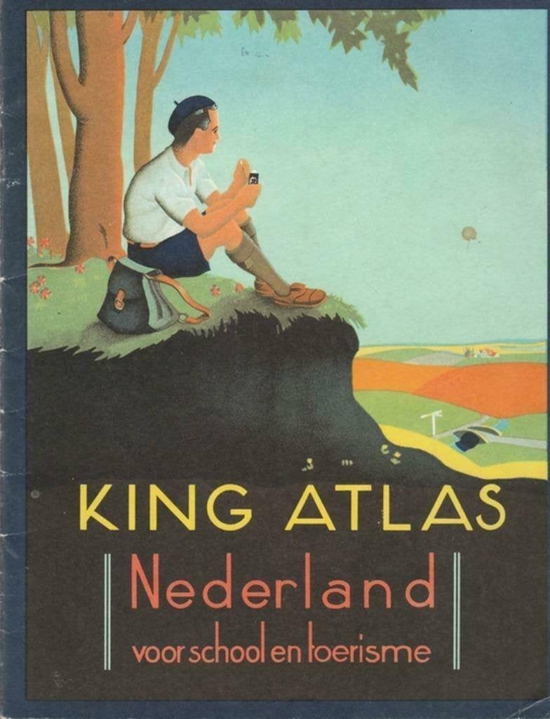 King Atlas Nederland voor school en toerisme 1981, Boeken, Atlassen en Landkaarten, Gelezen, Overige atlassen, Ophalen of Verzenden