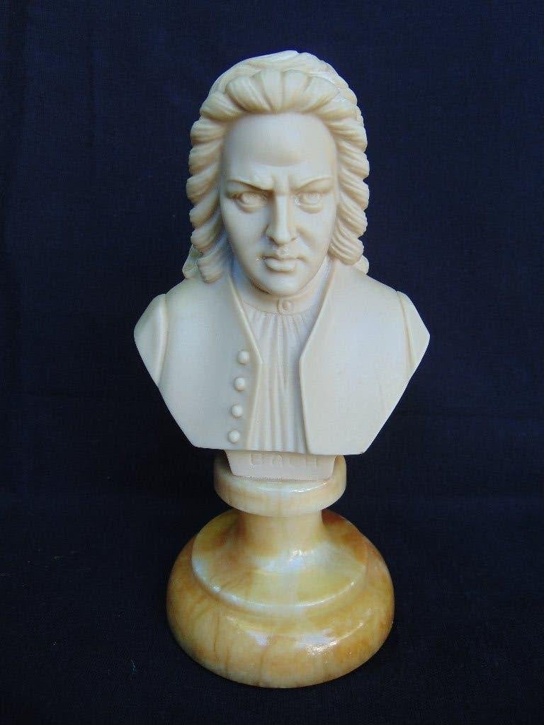 A. Gionnelli Bach beeldje, Verzamelen, Beelden en Beeldjes, Ophalen of Verzenden, Zo goed als nieuw, Mens