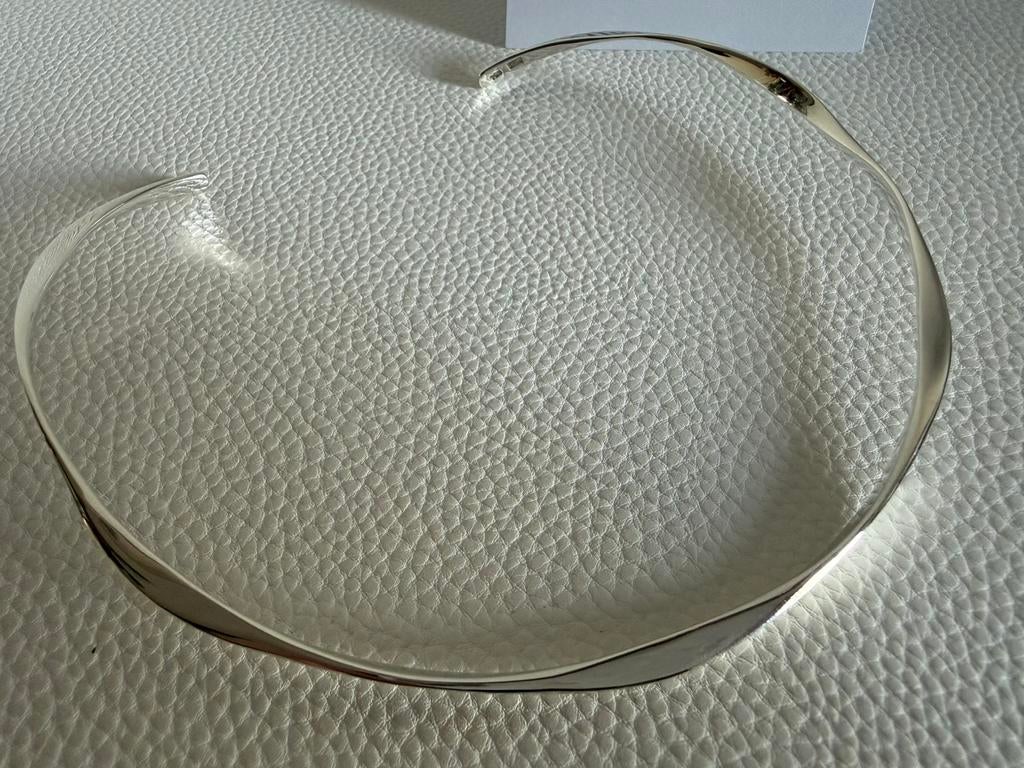 M280/Zilveren GHA Zweden degelijke Spang ketting, Gebruikt, Verzenden, X, Zilver