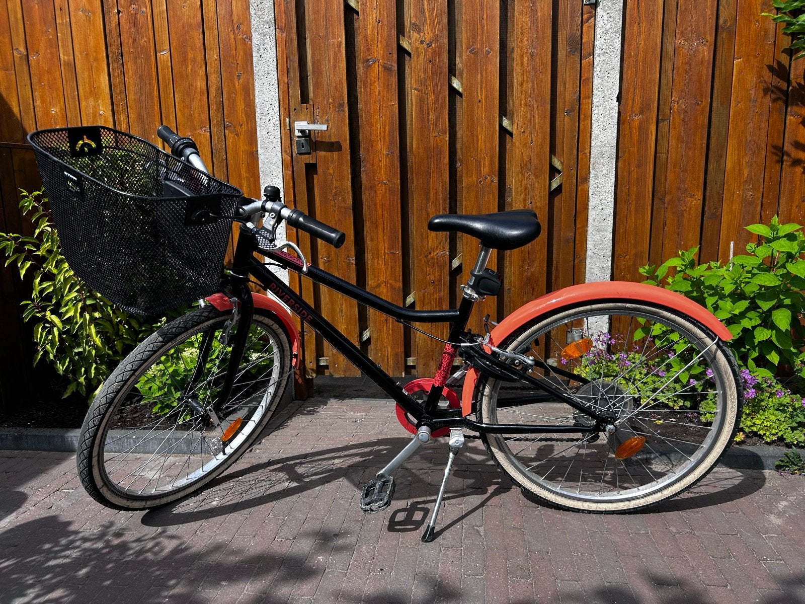 Decaton Riverside meisjes stadsfiets 9-12 jaar met mandje, Ophalen, Gebruikt, Velgrem, 20 inch of meer