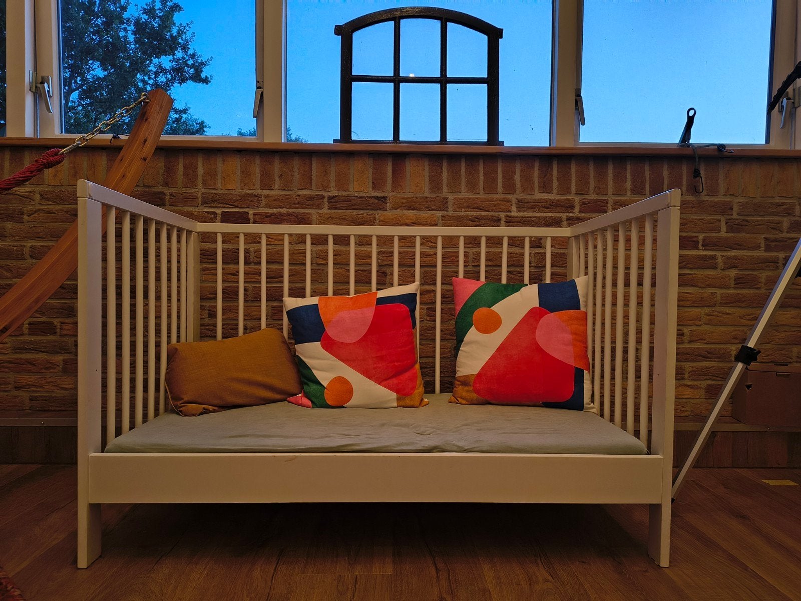 babybedje/peuterbedje incl matrasje en dekentje, Gebruikt, Minder dan 140 cm, Minder dan 70 cm, Ophalen