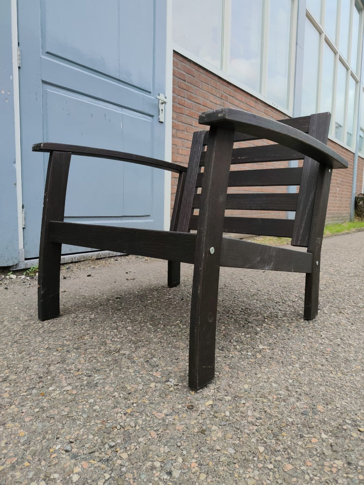 Houten tuinstoel - 75x75, 1025xe, Ophalen of Verzenden, Zo goed als nieuw, Re