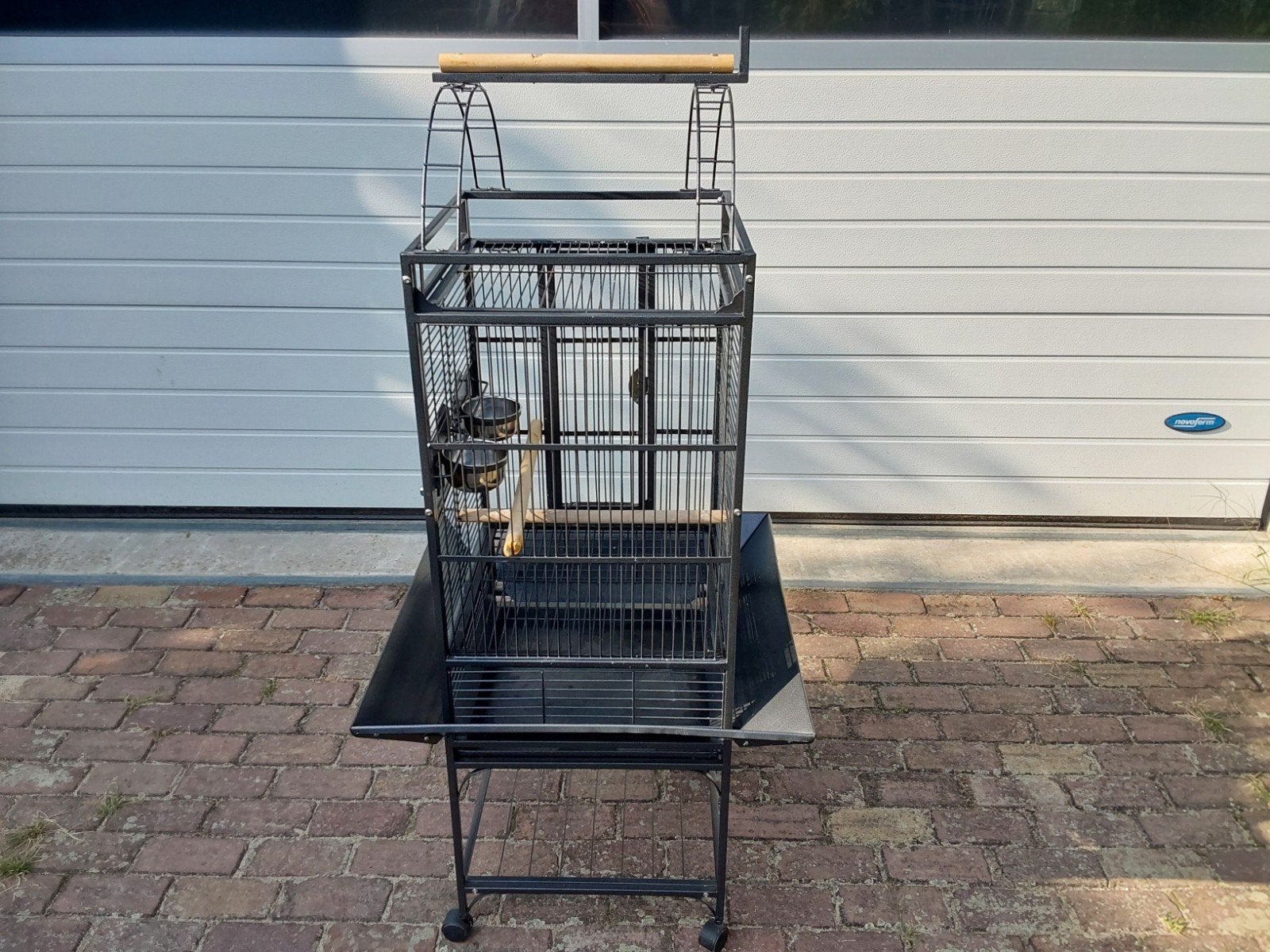 Papegaaienkooi., Dieren en Toebehoren, Ophalen of Verzenden, Zo goed als nieuw, Metaal, Vogelkooi