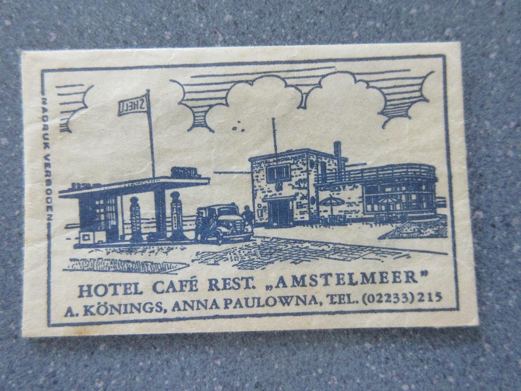 Anna Paulowna, hotel-café-rest. Amstelmeer, Verzenden, Nederland
