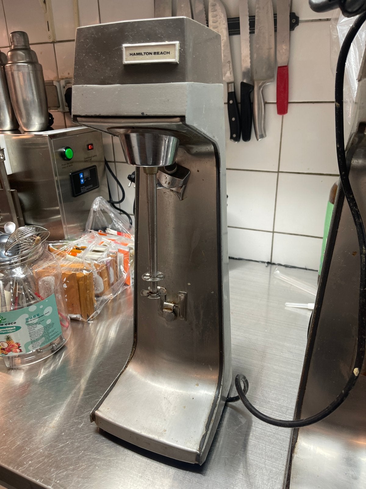 Hamilton Beach Milkshake Mixer - Professioneel, Minder dan 1 liter, Ophalen of Verzenden, Gebruikt, 1 snelheid