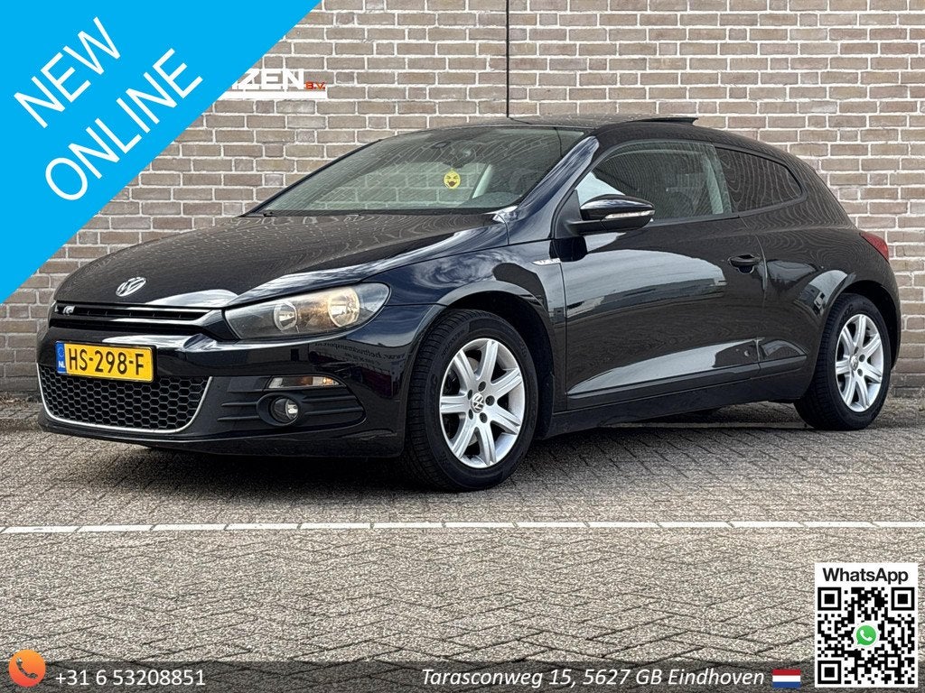 Volkswagen Scirocco 1.4 TSI Highline Plus | Schuif/Kanteldak, Voorwielaandrijving, Gebruikt, Zwart, 4 cilinders