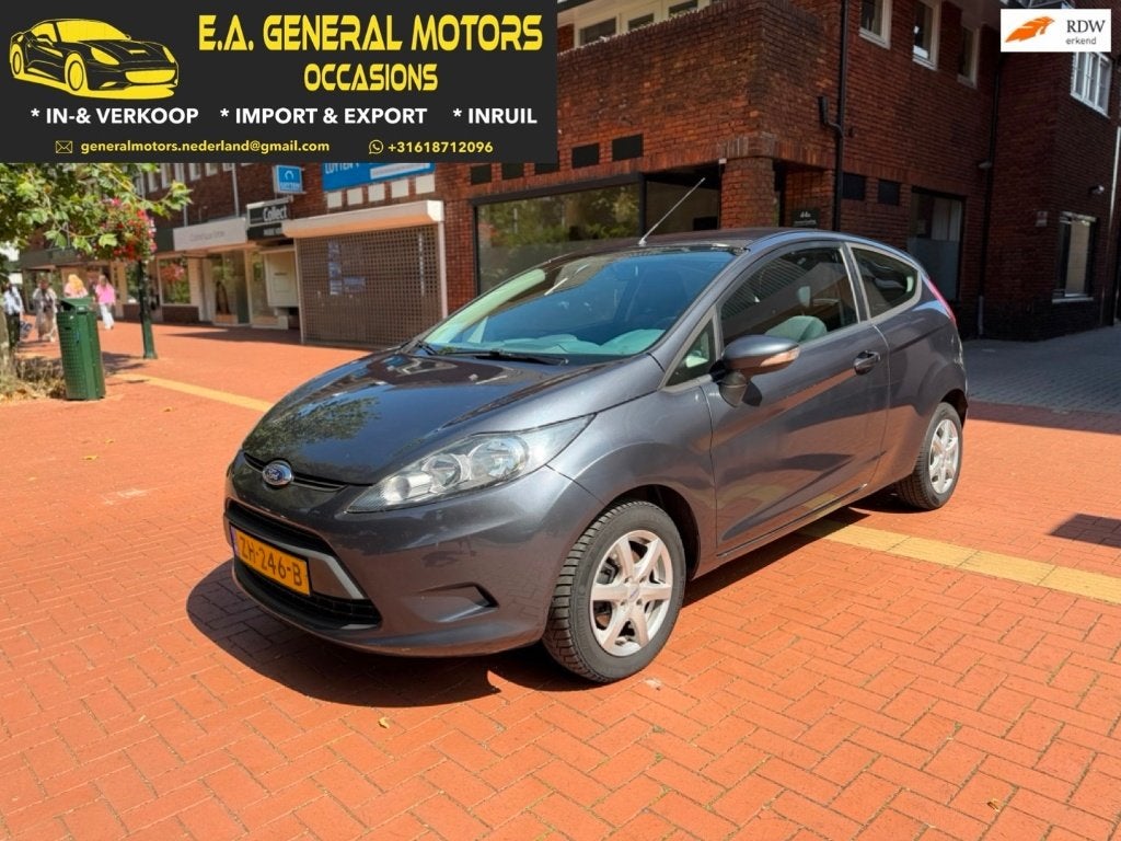 Ford Fiësta 1.25 3DR 2009 | CLIMA | TREKHAAK, Auto's, Ford, Voorwielaandrijving, Euro 5, Stof, 600 kg