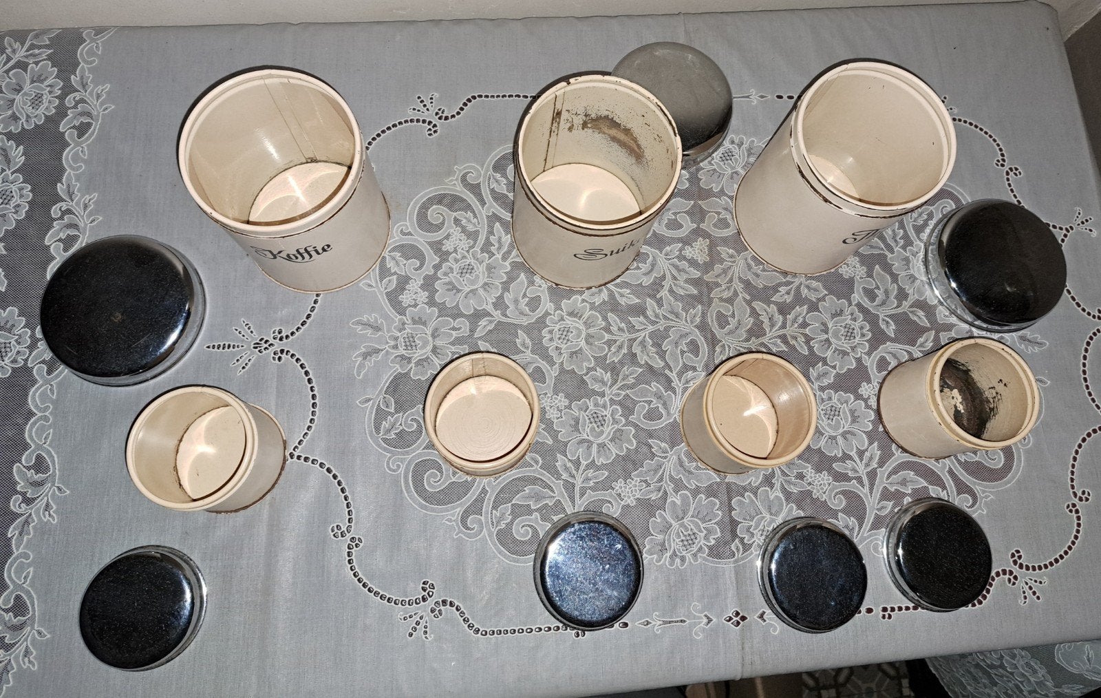 bussen kruidenbussen voorraadblikken Brabantia decoratie, Ophalen of Verzenden