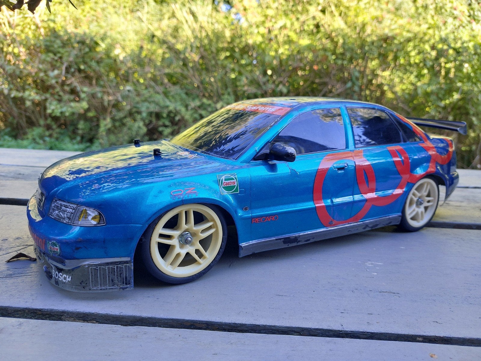 Tamiya TL01 Audi, Gebruikt, Auto, Groter dan 1:32, Ophalen of Verzenden