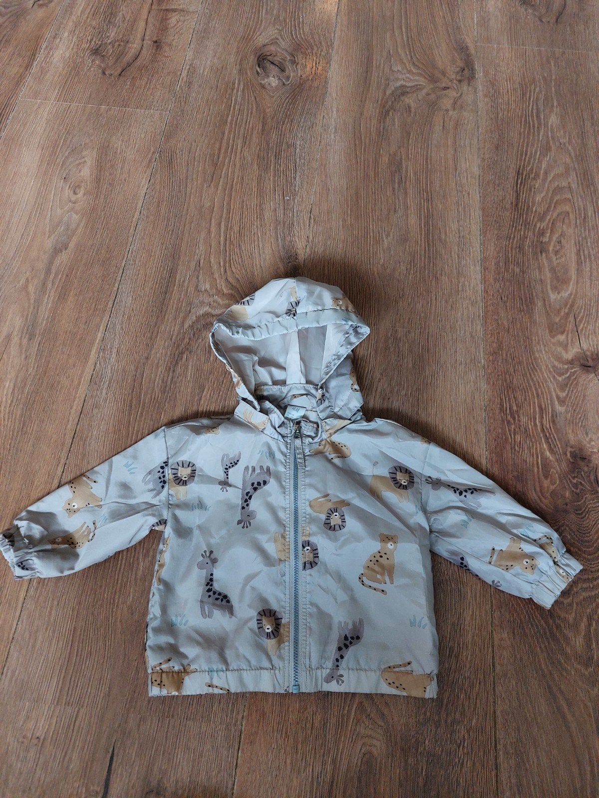 Leuke jas van H&M maat 68 z.g.a.n., H&M, Ophalen of Verzenden, Zo goed als nieuw, Jasje