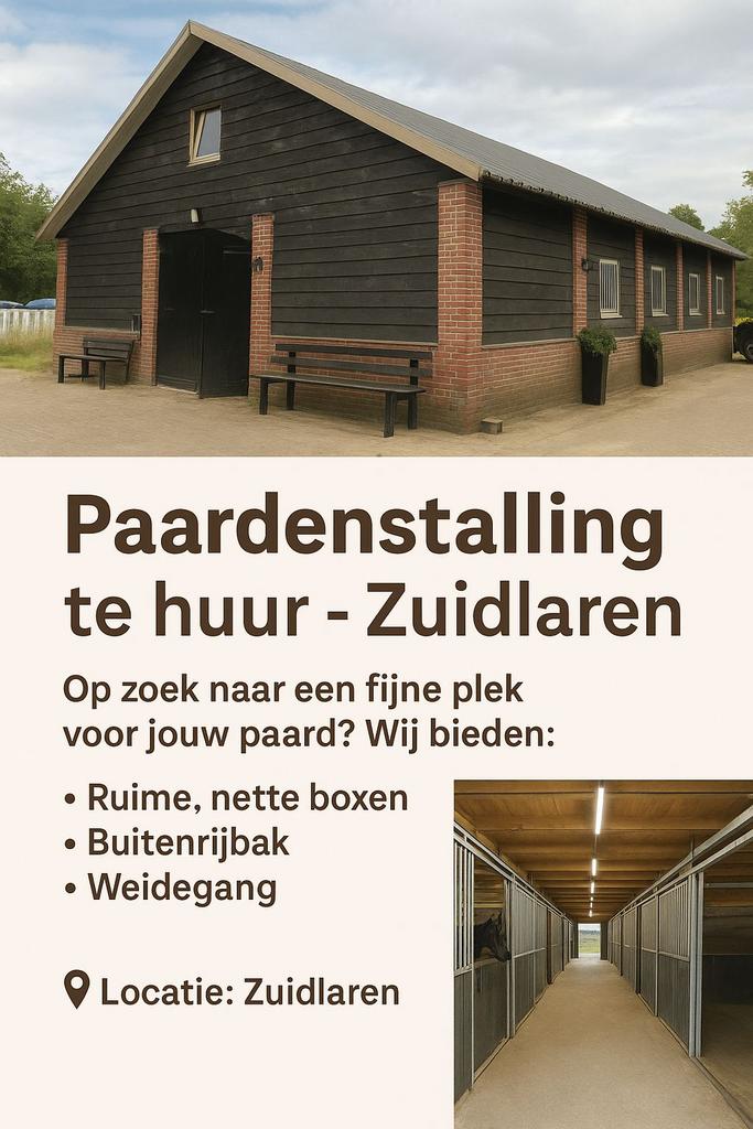 Paardenstalling te huur op een mooie landelijke plek!, Dieren en Toebehoren, Stalling en Weidegang, Weidegang