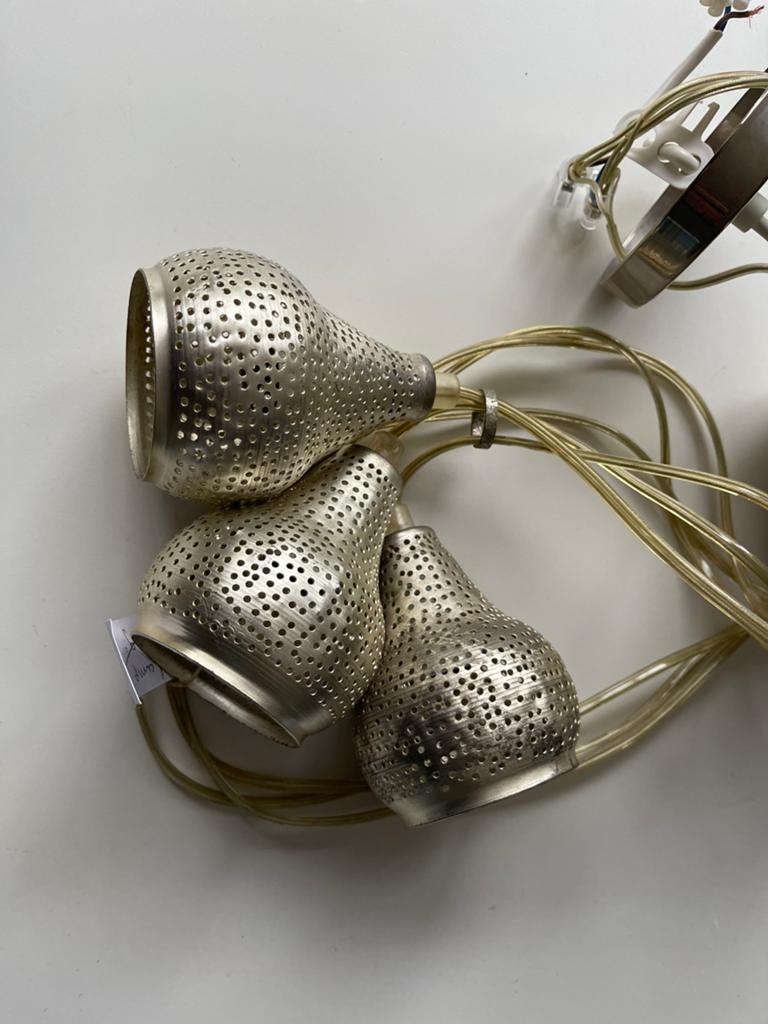 Oosterse hanglamp metaal, Huis en Inrichting, Lampen | Hanglampen, Marokkaans, Nieuw, Ophalen of Verzenden, Metaal
