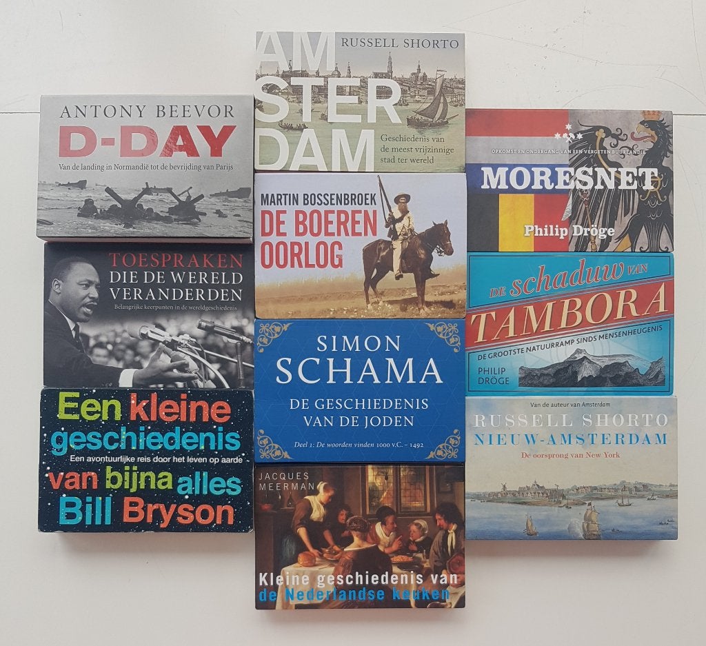 10x Dwarsligger Geschiedenis, Oorlog, Amsterdam, Toespraken, Ophalen of Verzenden