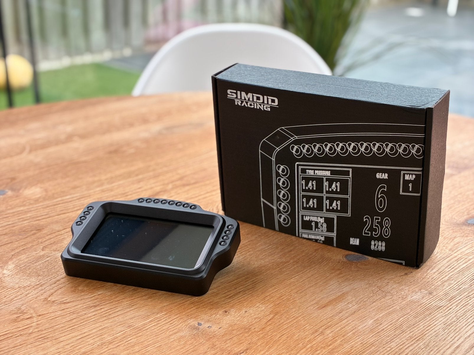 Simdid Racing simdash Simhub Dashboard Porsche, Ophalen of Verzenden, Zo goed als nieuw, 60 Hz of minder, IPS