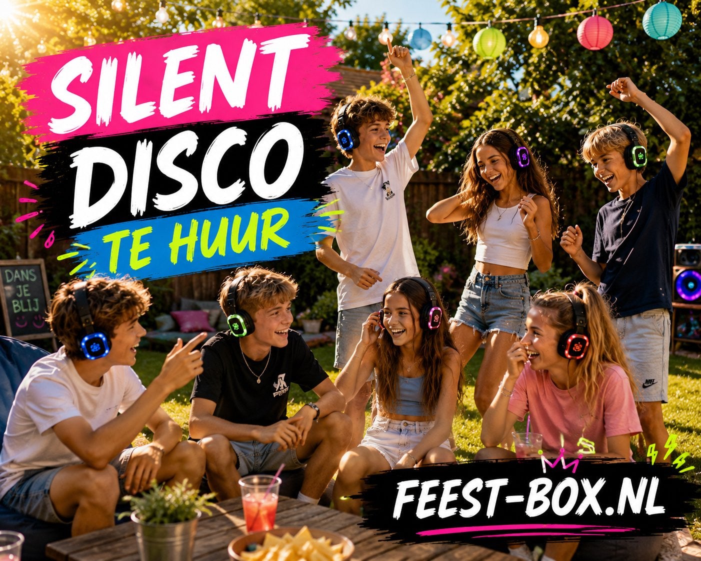 Silent Disco Feest, Ophalen