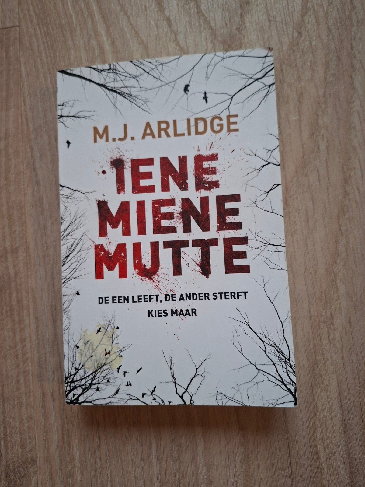 Boek Iene Miene Mutte - M.J. Arlidge - Spannende Thriller, Ophalen of Verzenden, Zo goed als nieuw, Nederland, M.J. Arlidge
