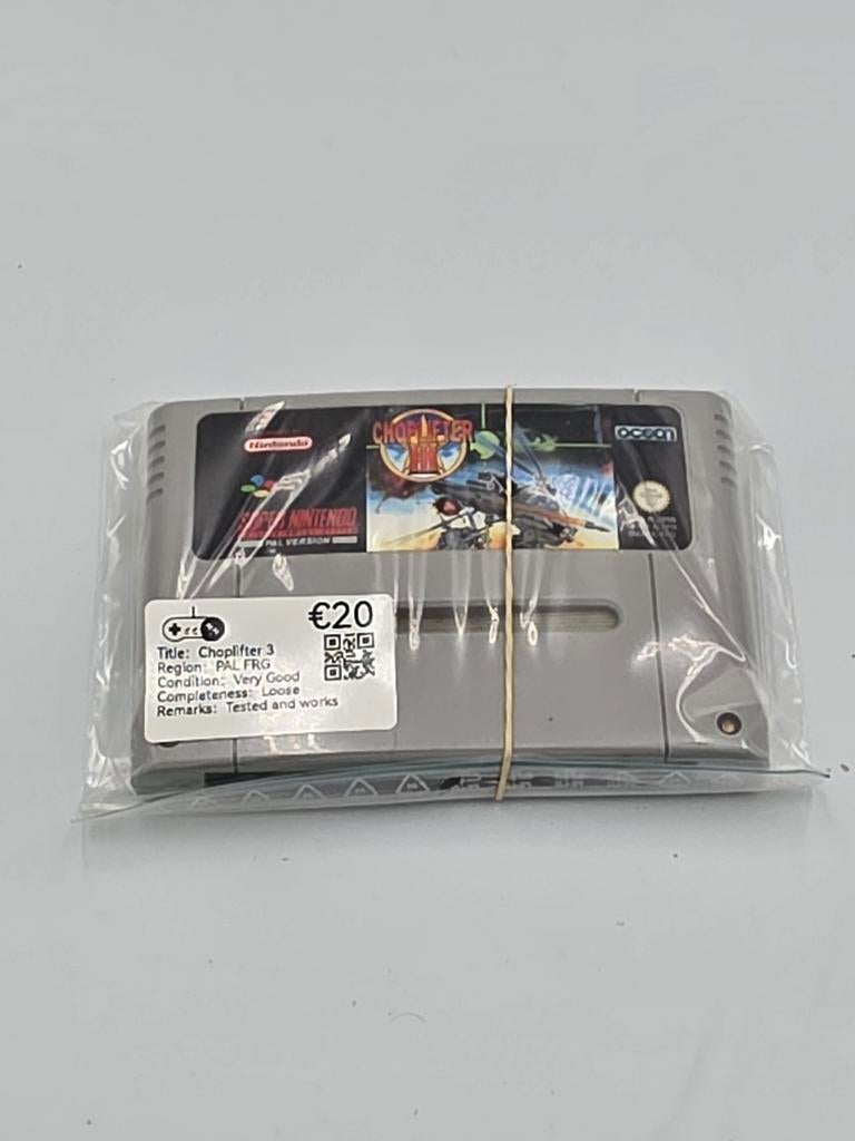 Choplifter 3 - Super Nintendo (SNES), Spelcomputers en Games, Avontuur en Actie, Gebruikt, 1 speler, Ophalen of Verzenden