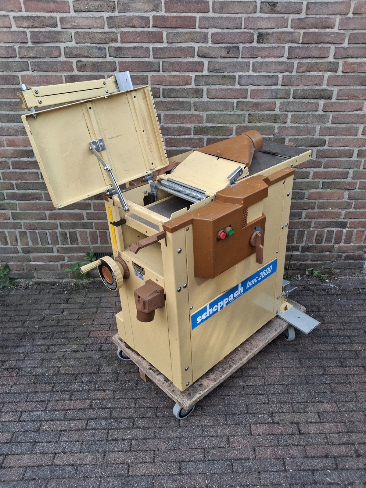 nette Scheppach hmc2600 vlakvandiktebank op 230v., Doe-het-zelf en Verbouw, Schaafmachines, Ophalen