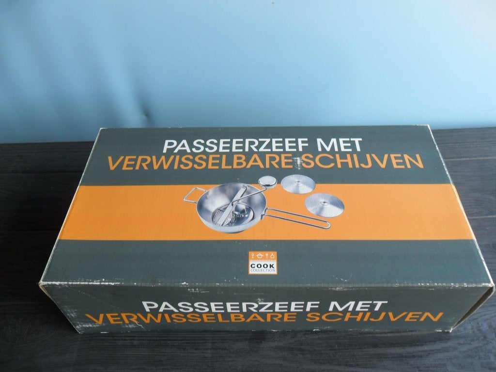 Passeerzeef met verwisselbare schijven, Ophalen of Verzenden, Nieuw