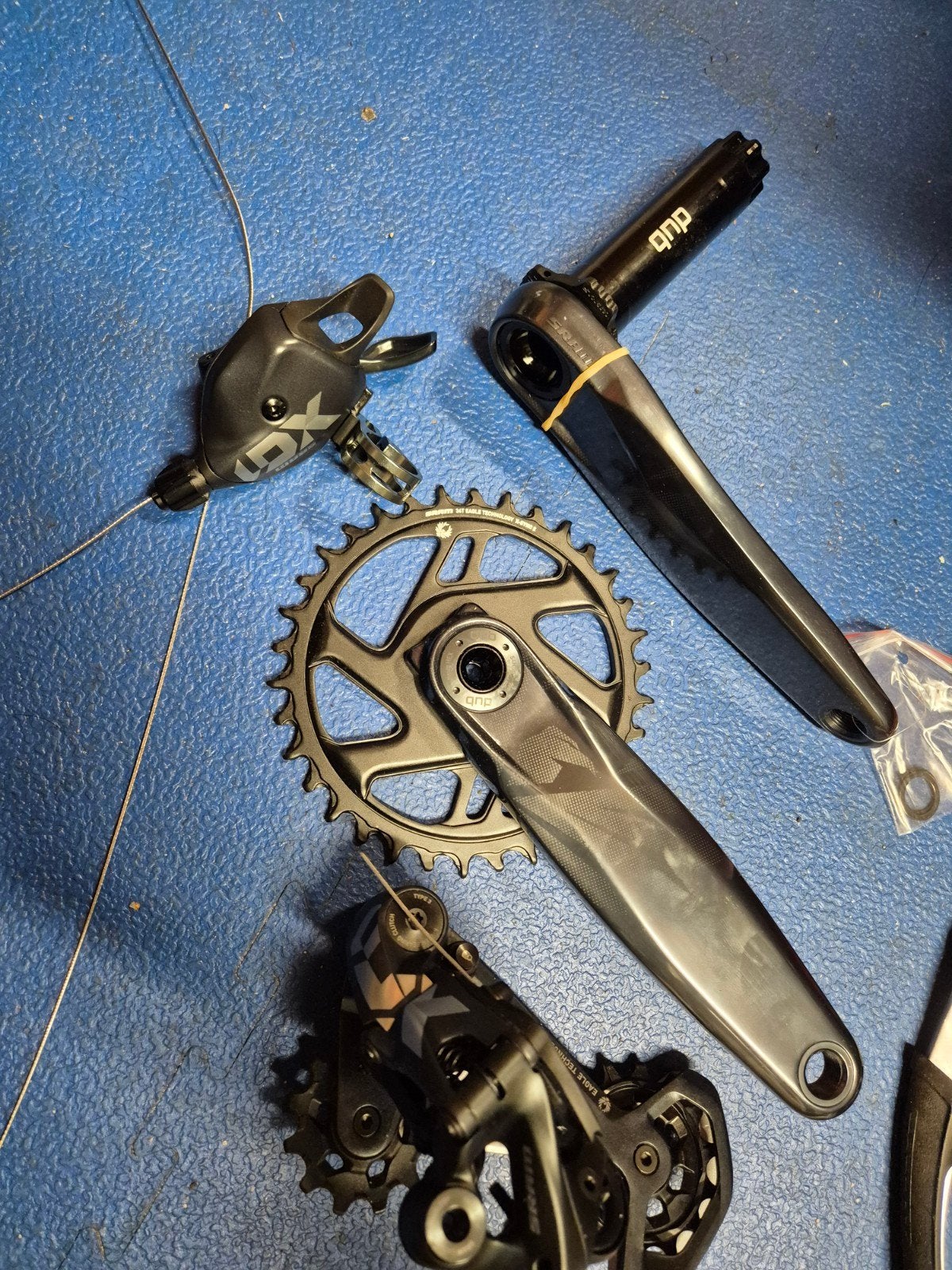 Sram X01 12 speed derailleur, shifter en crankset, Nieuw, Ophalen of Verzenden, SRAM, Derailleur of Ketting