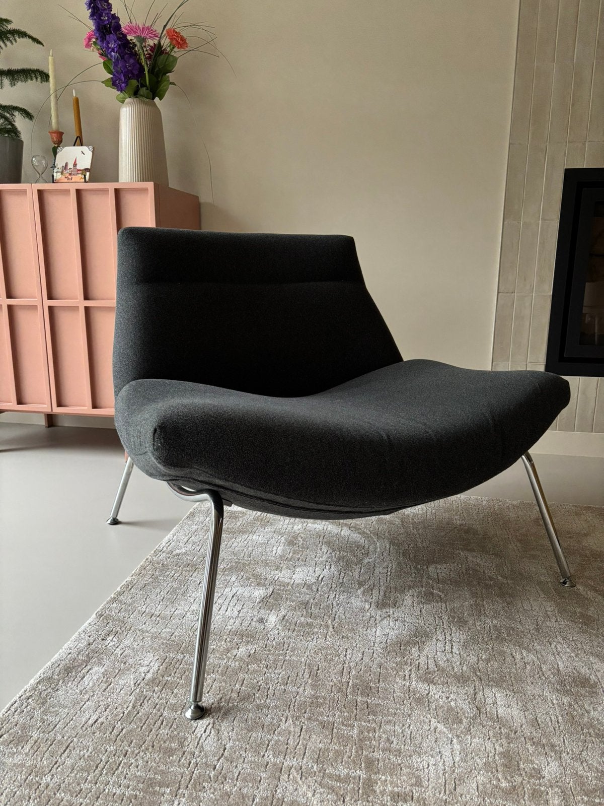 Grippa design fauteuil - merk Topform, Ophalen, 75 tot 100 cm, Zo goed als nieuw, Stof