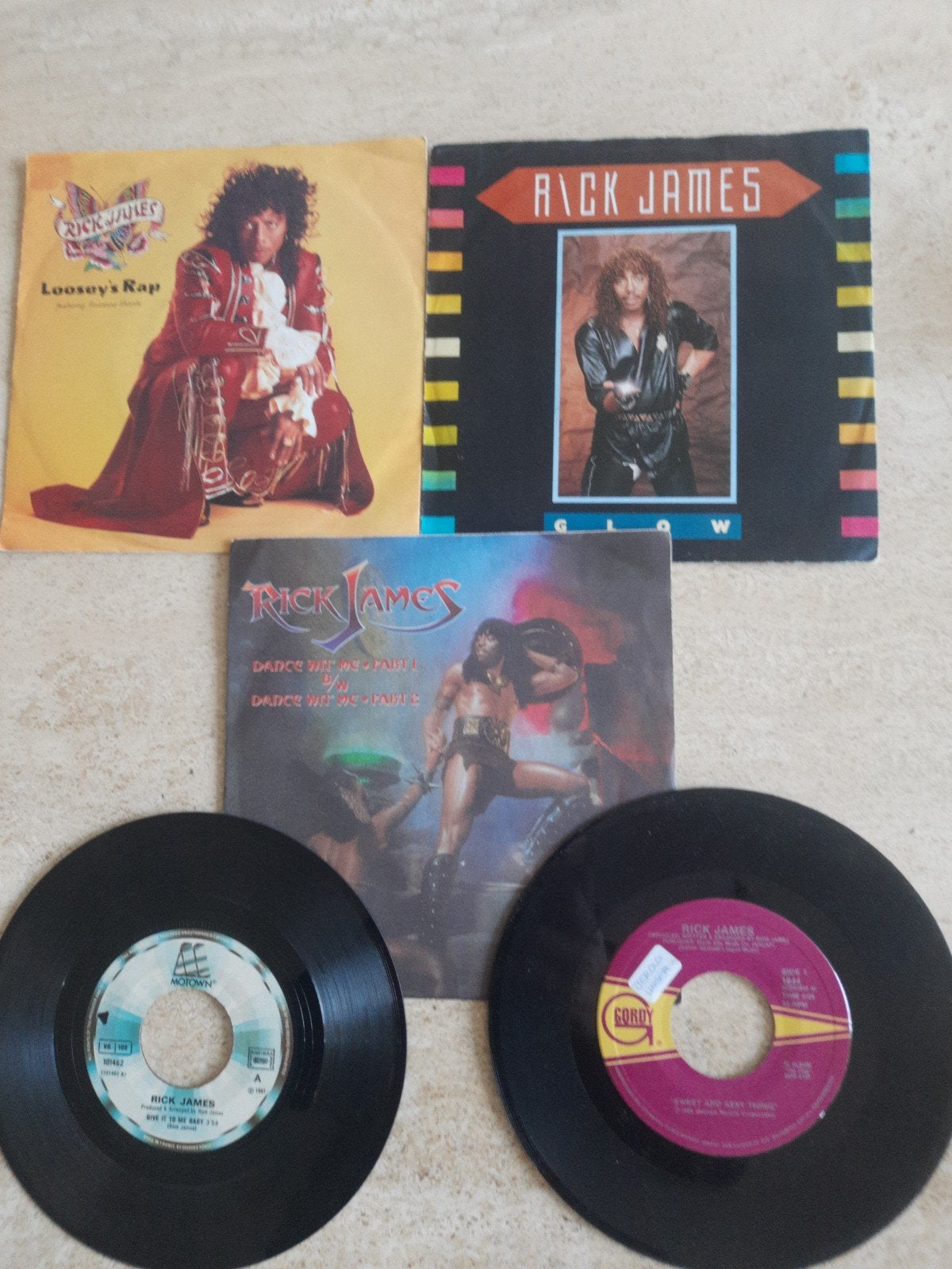 5x vinyl singels van Rick James, Ophalen of Verzenden