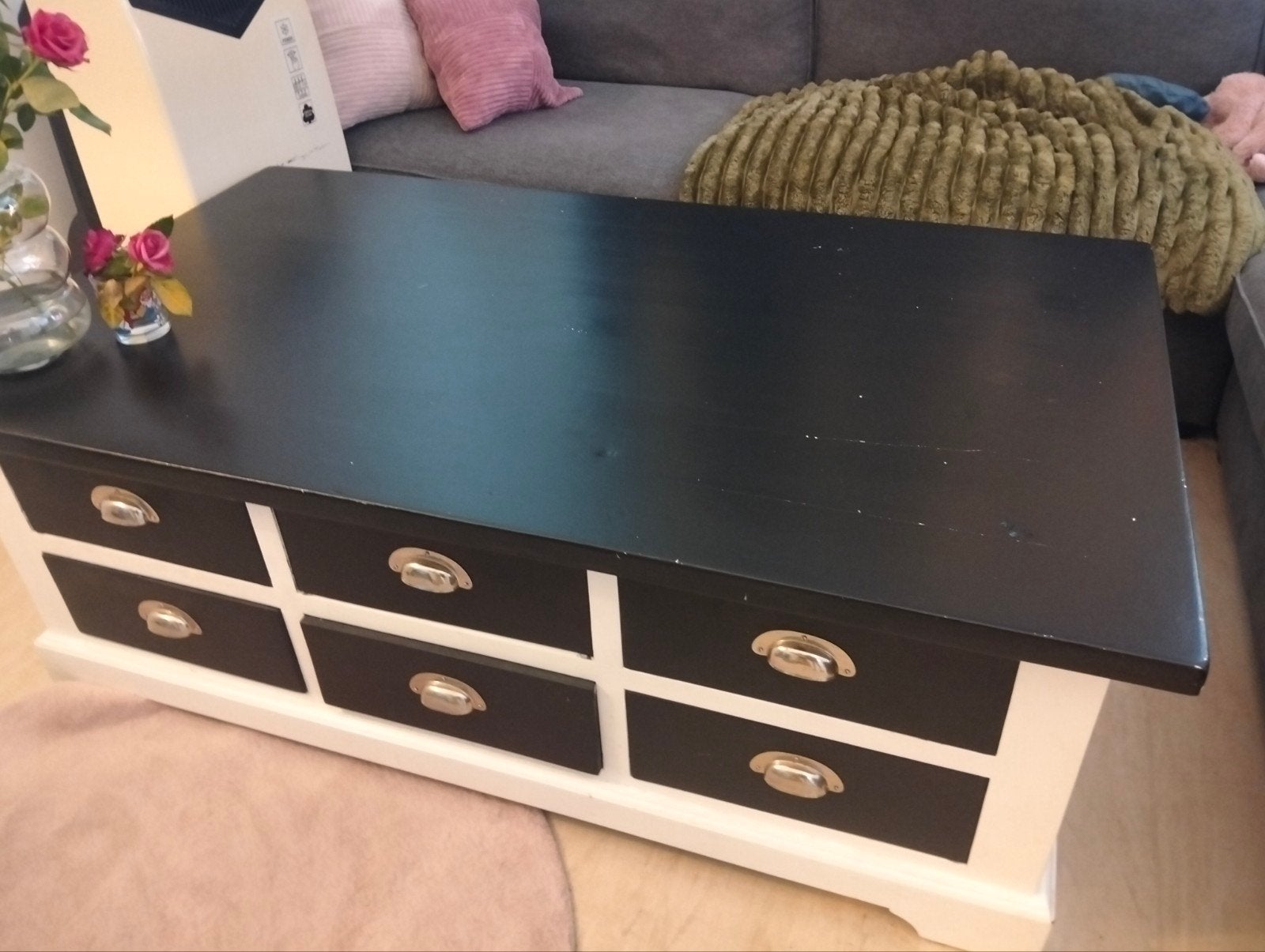 zware kwaliteit houten salontafel, Ophalen, 50 – 75, Gebruikt, 100 tot 150 cm