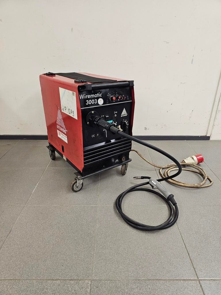 Lincoln Arcweld-Wirematic 3003 MIGMAG lasapparaat - compleet, Doe-het-zelf en Verbouw, Gereedschap | Lasapparaten, Ophalen, Gebruikt