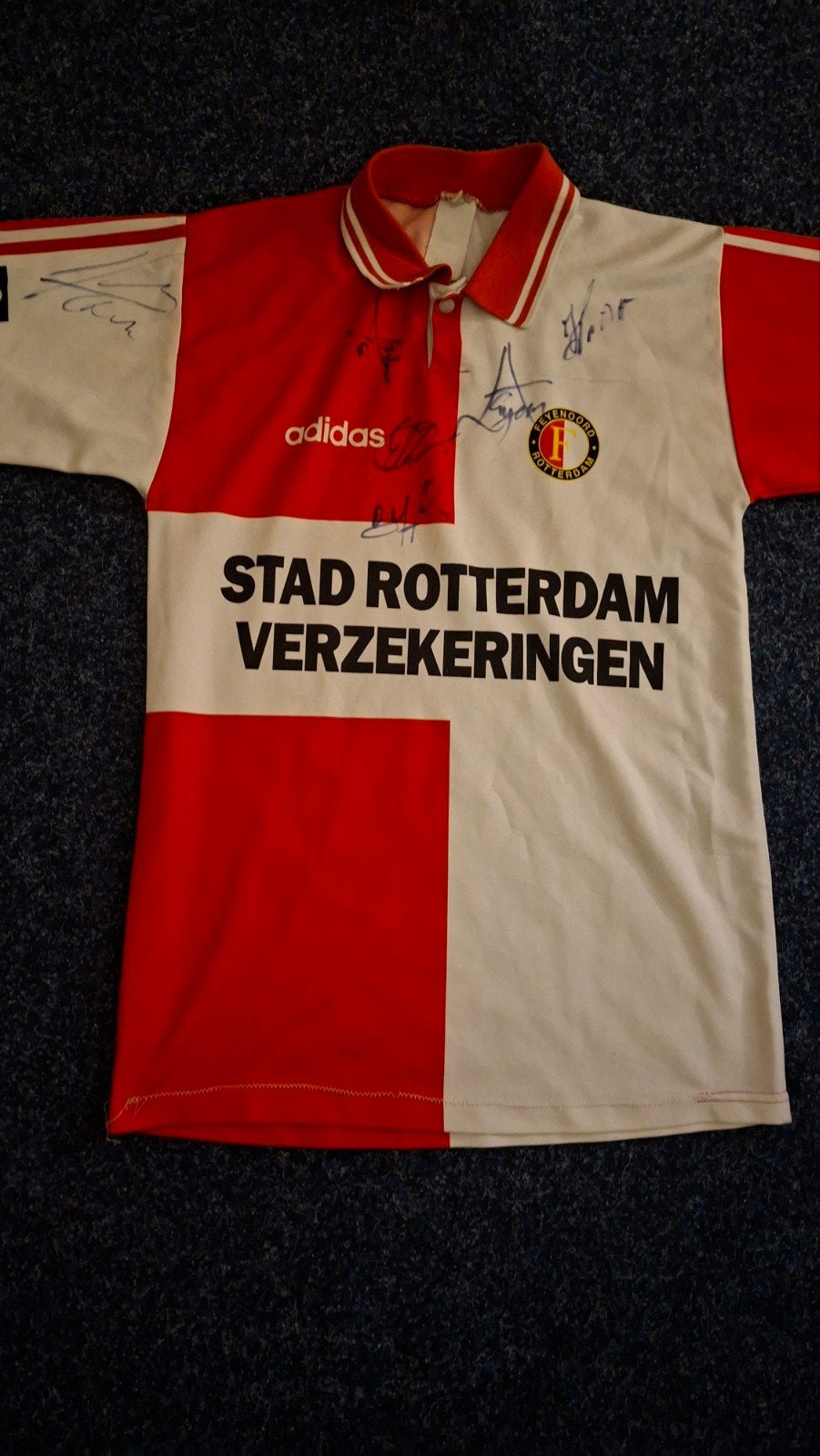 Feyenoordshirt 1996-1997 met 11 handtekeningen, Ophalen of Verzenden, Gedragen, Adidas