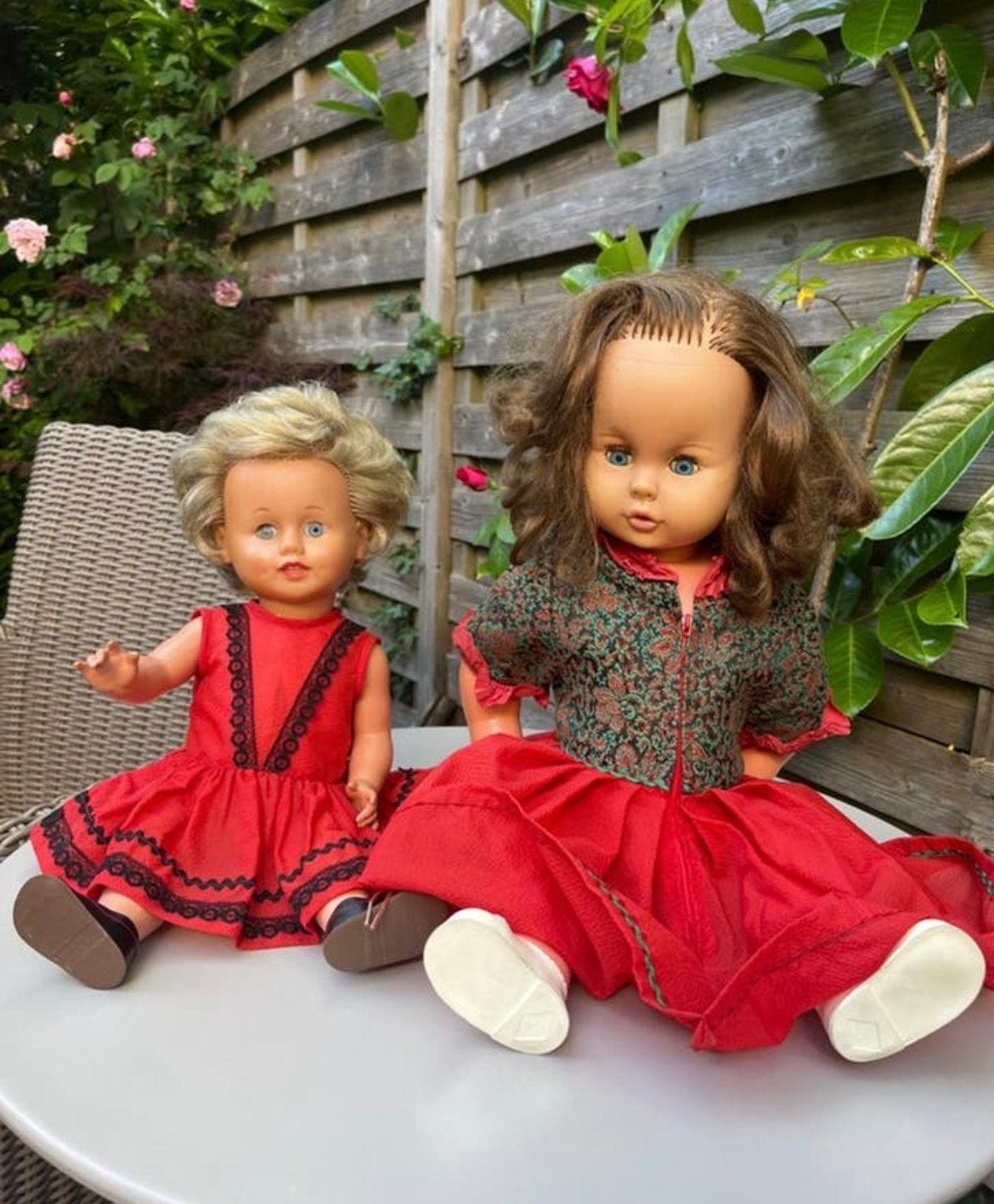 Vintage poppen: Italiaanse Ratti en Duitse pop (jaren '40-'6, Verzamelen, Poppen, Ophalen of Verzenden, Gebruikt, Pop