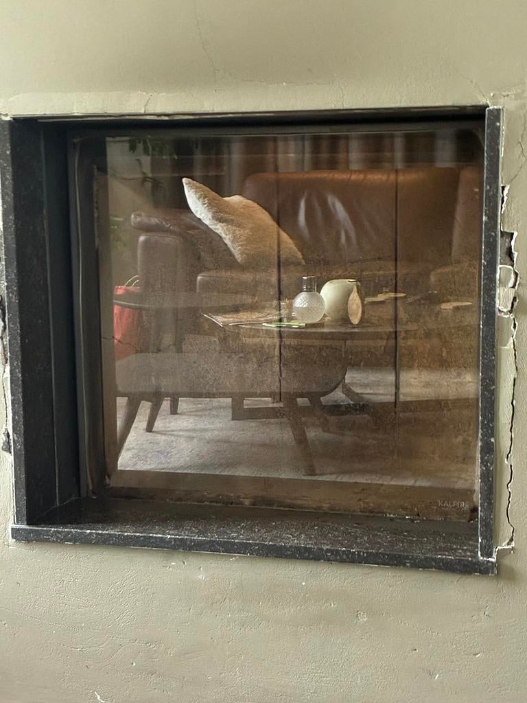 Kal-Fire inbouwhaard, Huis en Inrichting, Ophalen, Gebruikt, Inbouwhaard, Houthaard