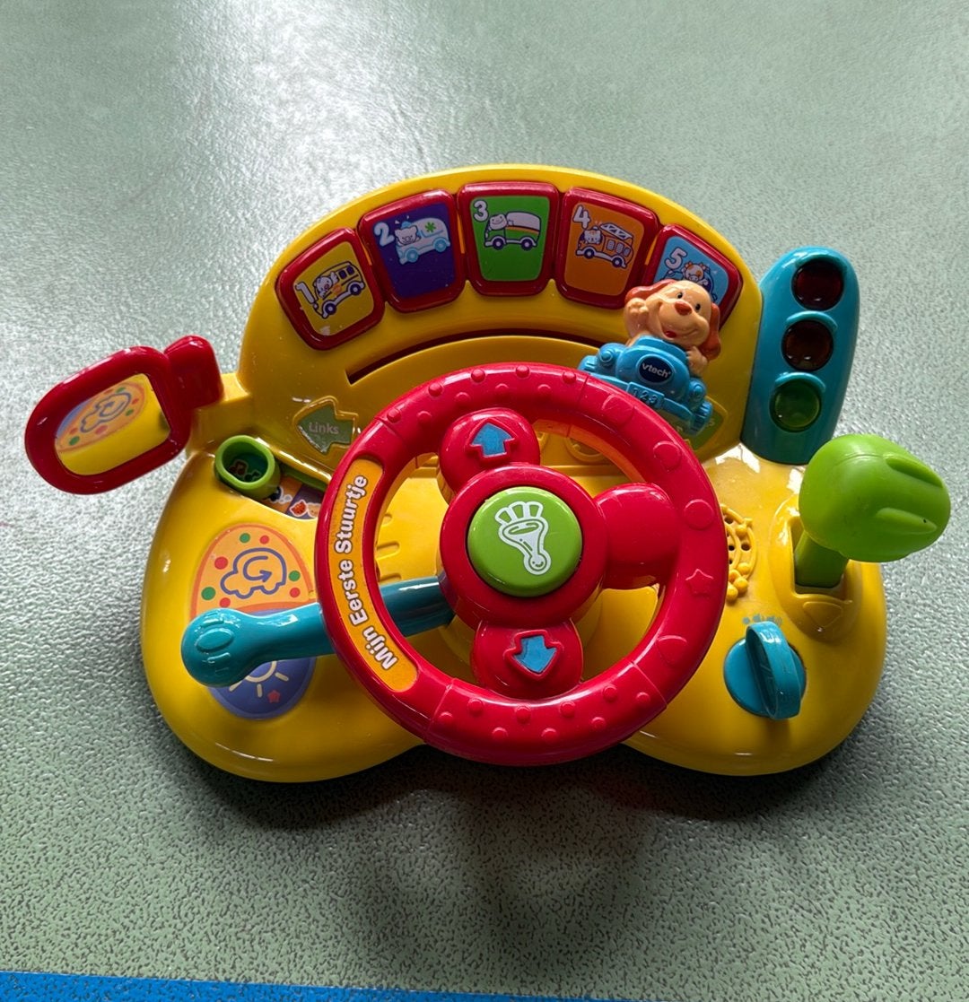 VTech mijn eerste stuurtje, Ophalen, Zo goed als nieuw, 6 maanden tot 2 jaar