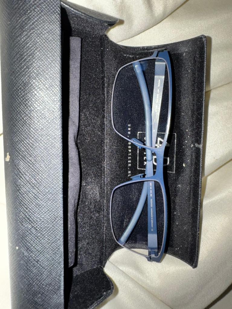 Mykita Marlowe montuur (excl. glazen) (inc. maar goed…), Overige merken, Gebruikt, Blauw, Ophalen of Verzenden