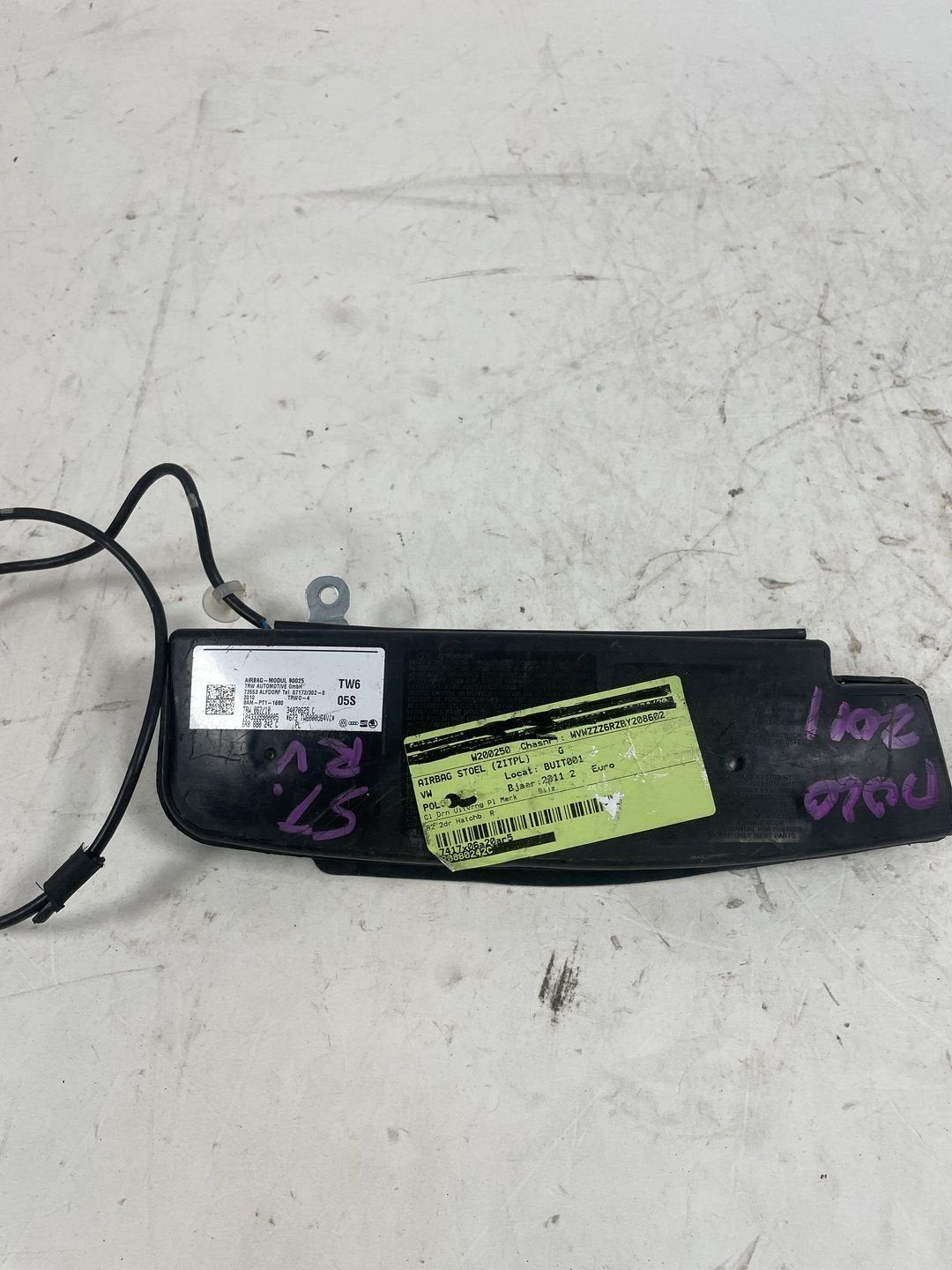 vw polo v stoel airbag 6r0880242c, Auto-onderdelen, Gebruikt, -, Volkswagen, -