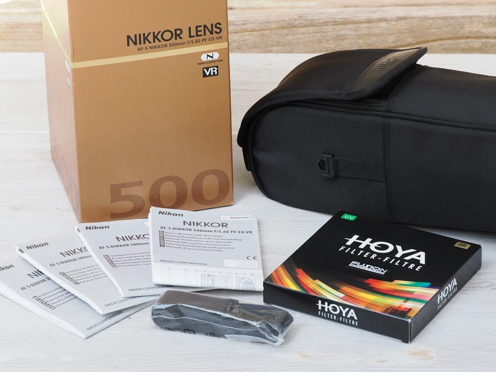 Nikon AF-S 500mm F/5.6E PF ED VR, Audio, Tv en Foto, Fotografie | Lenzen en Objectieven, Ophalen, Zo goed als nieuw, Telelens