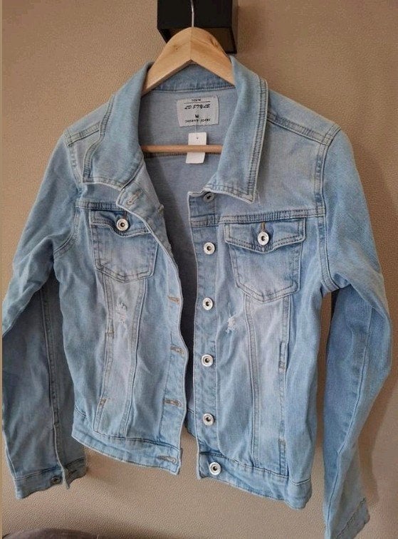 Leuk spijkerjasje als nieuw, Maat 38/40 (M), Blauw, Zo goed als nieuw, Ladies Fashion