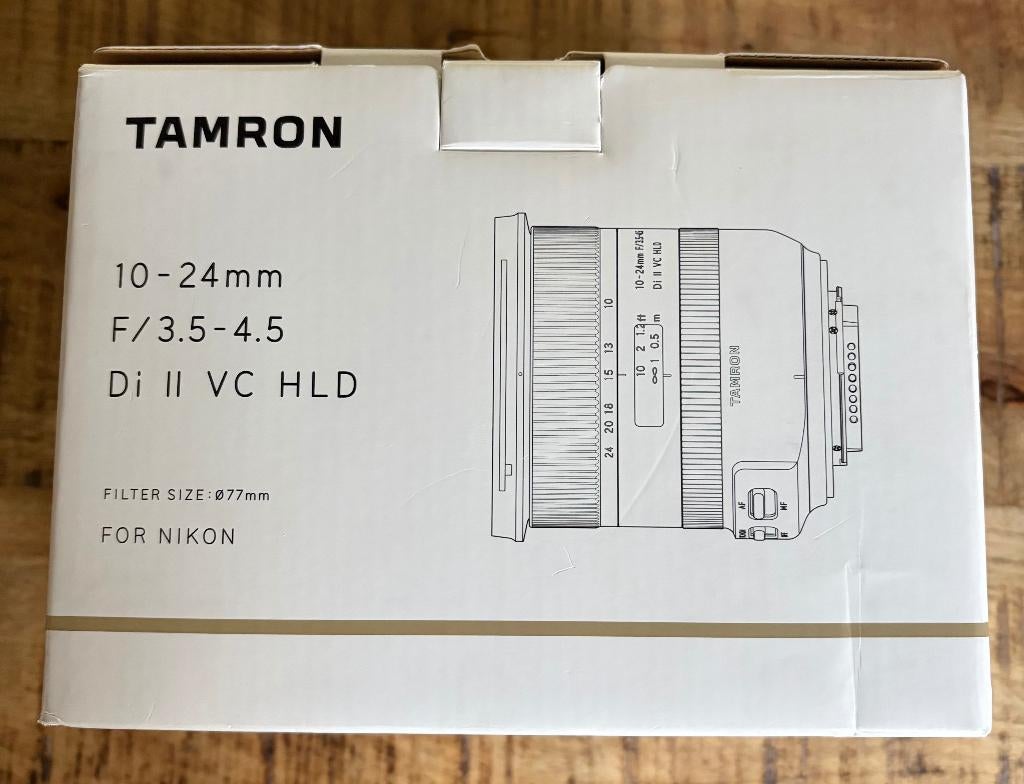 TAMRON 10 - 24 MM f/3.5 - 4.5 Di II VC HLD, Audio, Tv en Foto, Fotografie | Lenzen en Objectieven, Ophalen of Verzenden, Nieuw