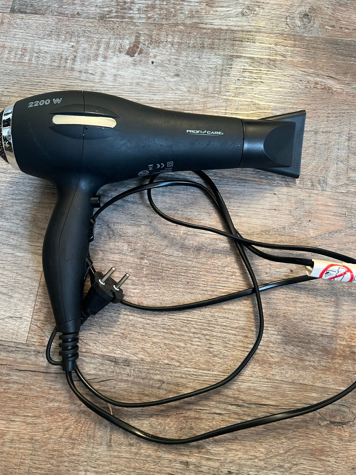 ProfiCare Föhn 2200W - Krachtige Haardroger, Ophalen of Verzenden, Gebruikt, Haarverzorging