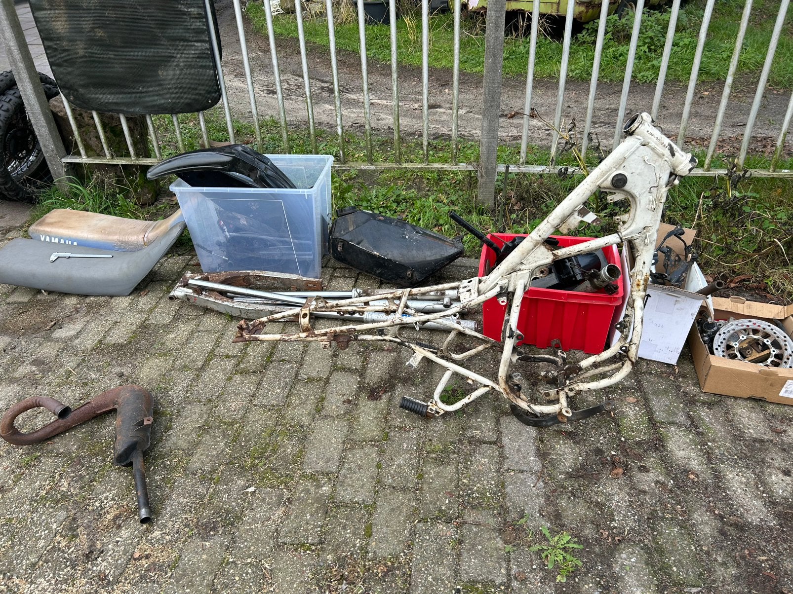Yamaha dt50r 3mn, Fietsen en Brommers, Brommeronderdelen | Algemeen, Ophalen, Gebruikt, Frame