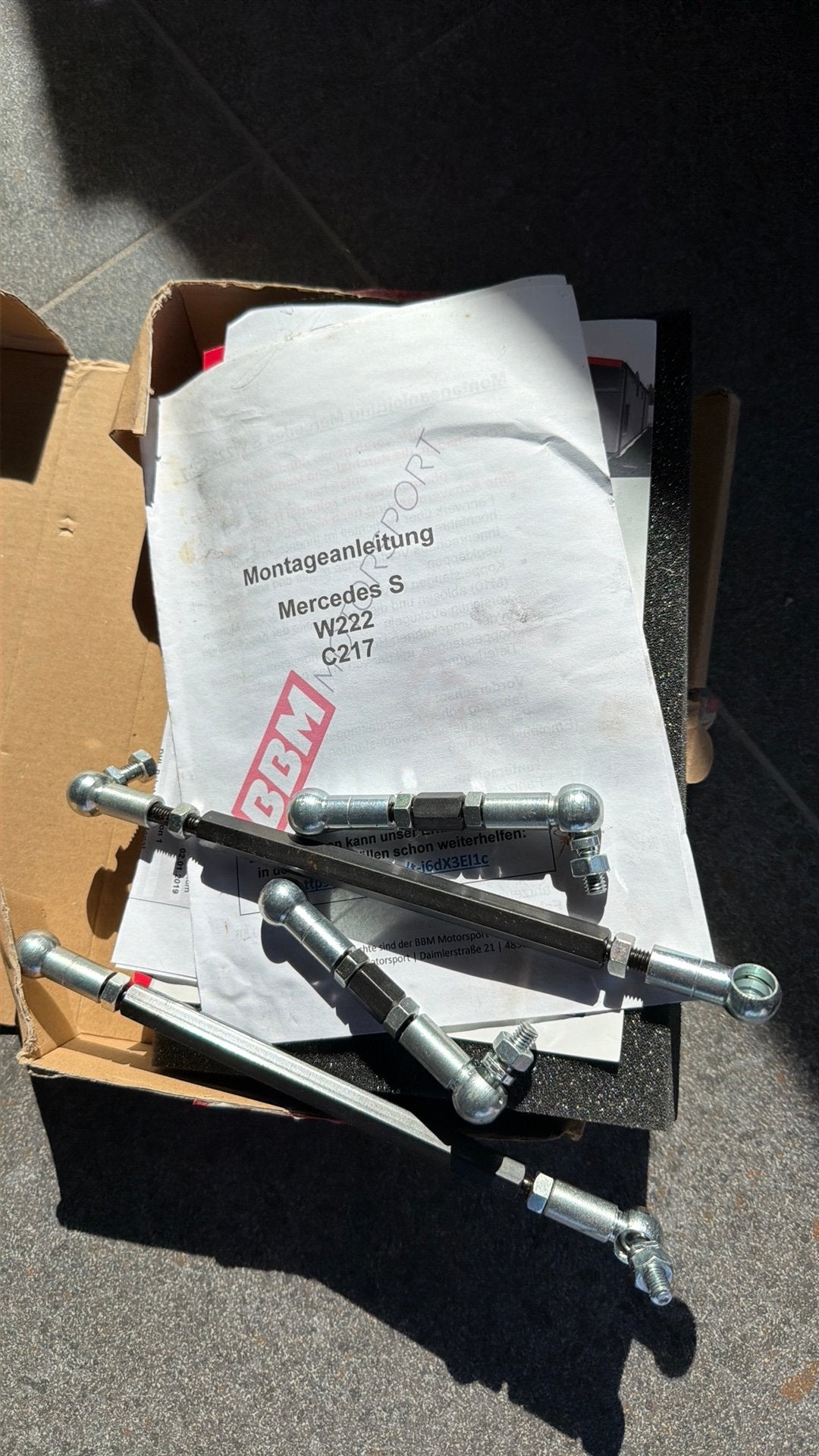 Mercedes w222 verlagingsset BBM, Ophalen, Nieuw
