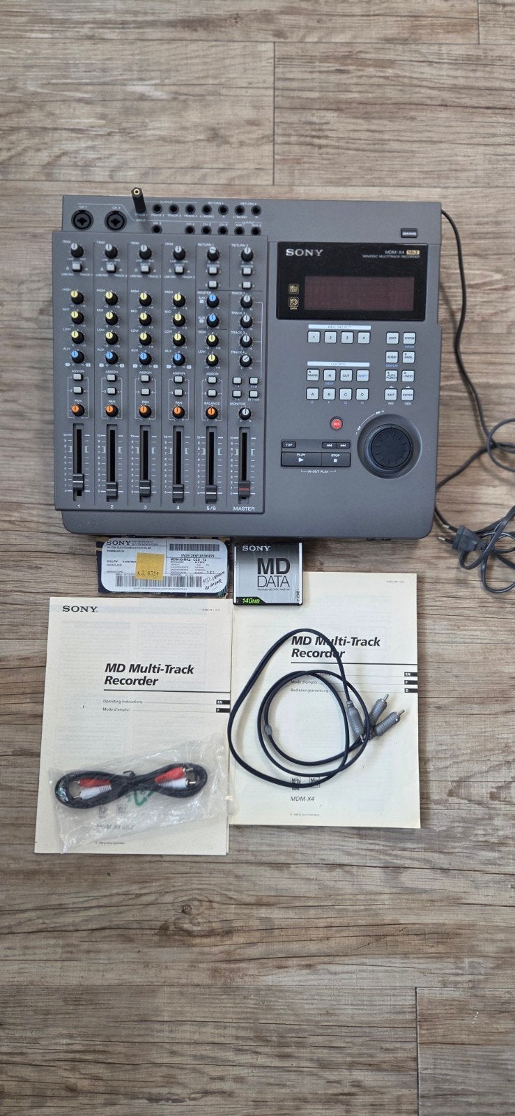 Sony MDM-X4 MKII Minidisc Multitrack Recorder, Ophalen of Verzenden, Gebruikt, Minder dan 5 kanalen