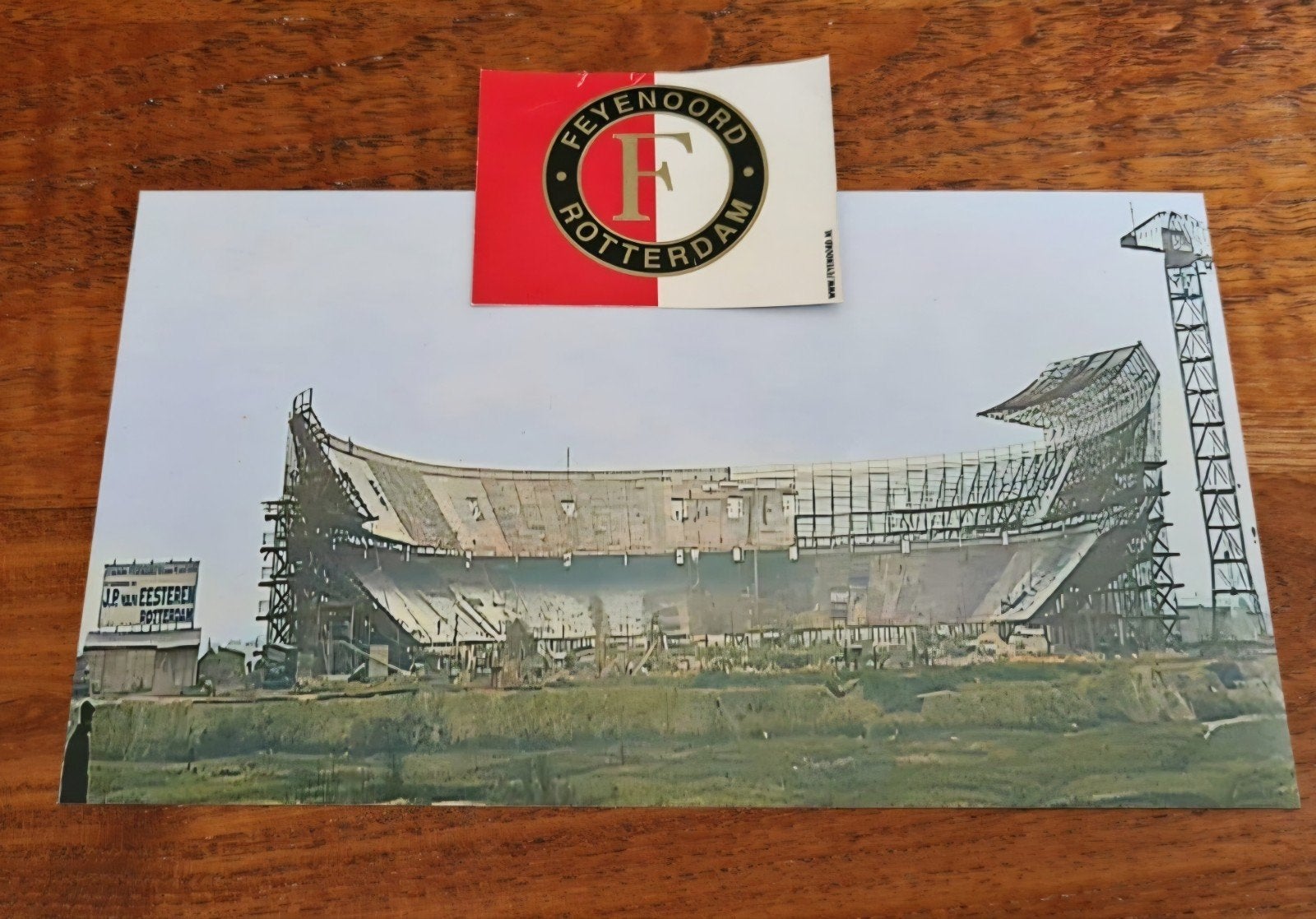 Unieke foto De Kuip Feyenoord in aanbouw (1935), Ophalen of Verzenden, Feyenoord